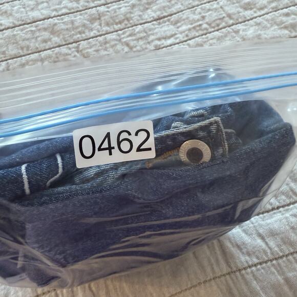 Vtg Carolina Blues Plus Denim Jumper Sz 20W Noah’s Ark Preschool Teacher Church - Picture 14 of 14